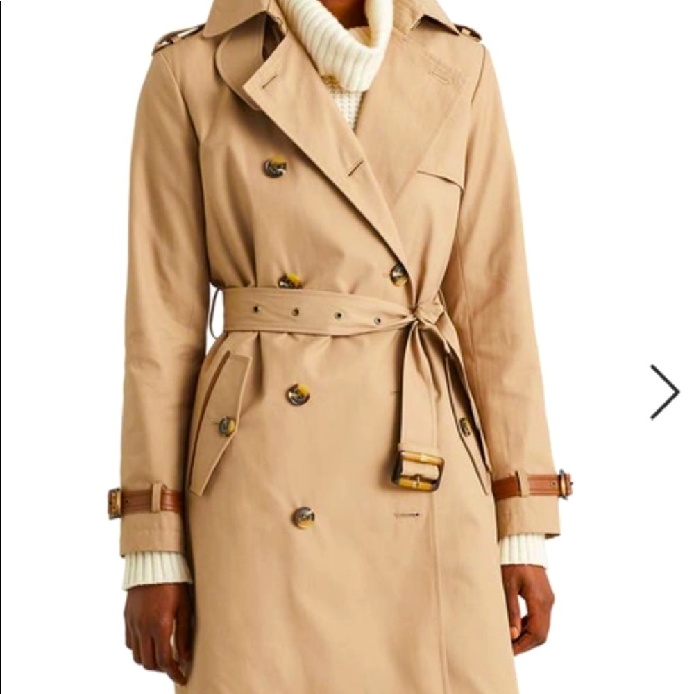 Ralph Lauren Cotton Blend Trench Coat